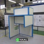 Mobile noise barrier of the machine tool