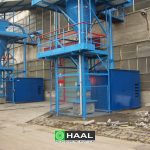 Acoustic enclosures of the dust removal plants